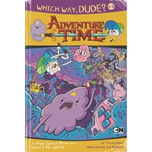 USED Adventure Time Cartoon Book - Which Way, Dude?: Lumpy Space Princess Saves the World #3 (Paperback) by Tracey West, 0.32 lb Good Children's School & Educational Office Stationery Supply