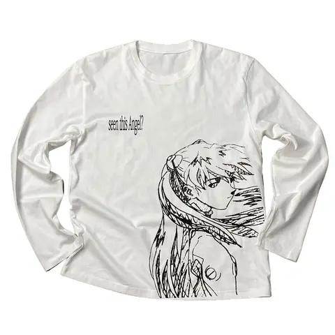 Men's Evangelion Cotton Crewneck Hoodie - Unisex Casual Streetwear Pullover Top, Anime-Inspired Outerwear, Crewneck Fit