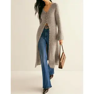 WomensElegantCardigan-LongFormalCasualSweaterCoat
