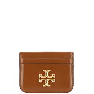 Pre-owned Tory Burch Others Small Leather Goods Eleanor Leather Card Case