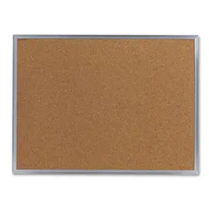 Universal  24 x 18 in. Bulletin Board, Satin-Finished - Aluminum Frame