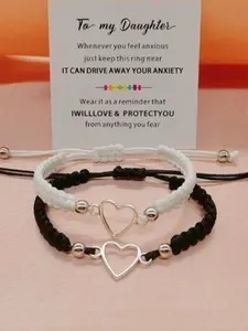 Couple Bracelets Gift for Best Friend Students Valentine's Day Present Wristbands Trendy Style