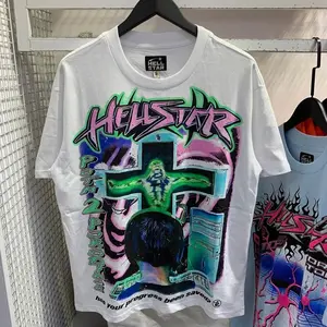 Hell-star Online Y2K Aesthetic T Shirt, Harajuku Tee, Goth Punk T-Shirt, Alternative Clothing, Y2k Graphic Shirt, Unisex Shirt, Cotton Shirt, Vintage Shirt, Crewneck Shirt, Streetwear, Oversized T-Shirt 1OG