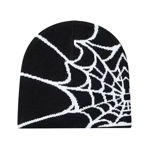 Spider Web Knit Beanie Skull Cap Spider Web Knit Beanie Skull Cap