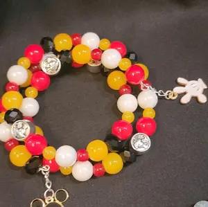 Elegant Handmade Beaded Wire Bracelets for Women