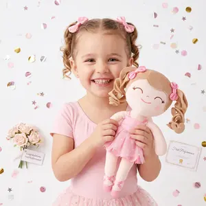Gloveleya Ballerina Doll My First Recital Gift for Girls Soft Plush Ballet Princess Toy Perfect Performance Award & Keepsake for Little Dancers Cuddle Stuffed Animal for Toddlers 0-6 Years