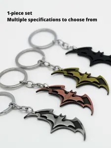 The trendy Halloween bat shaped keychain pendant is suitable for daily wear, vacation dates, and other occasions, and is also a surprising and exquisite small gift.