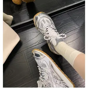 Fashionable casual new dad shoes, thick-soled casual breathable sports shoes for couples