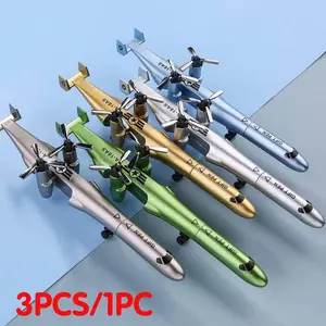Creative Airplane Neutral Pen Set, Ideal for School, Office, Stationery, Gifts, Signatures, Back-To-School, Graduation Season Presents