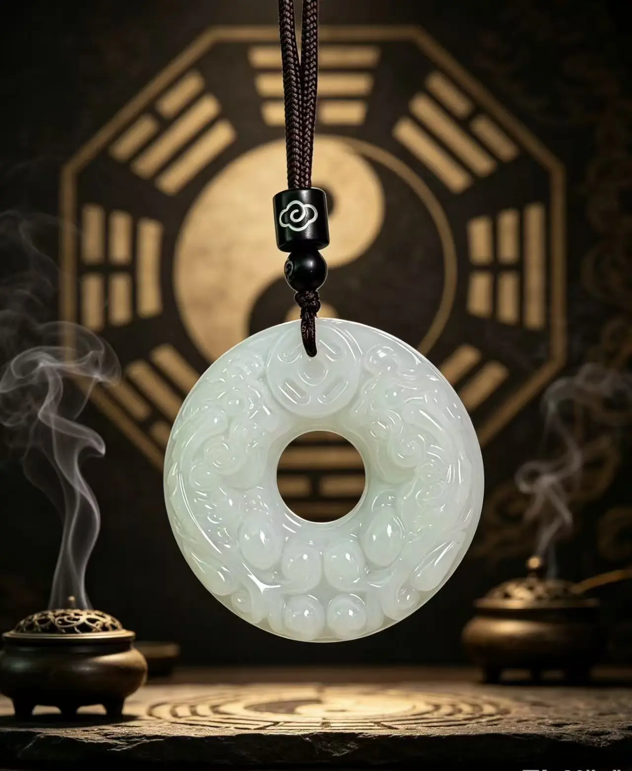 White Fortune Pendant