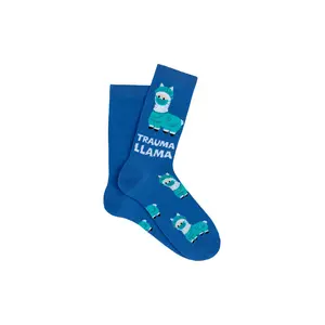 Sock House Co. Trauma Llama Crew Socks