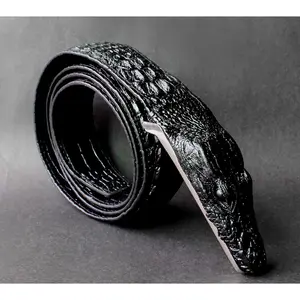 Men Alligator Crocodile Head Style Biker Cool Belt Waistband Fashion Unique
