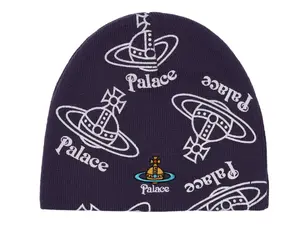 Palace x Vivienne Westwood Jersey Beanie Purple