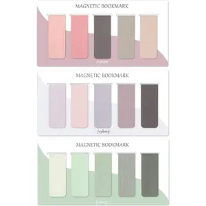 15 Pieces Bookmark, Magnetic Bookmarks for Women, Men, Book Lovers, Page Markers for Students Teachers Reading (Misty, Ocean, Emerald) Joyberg