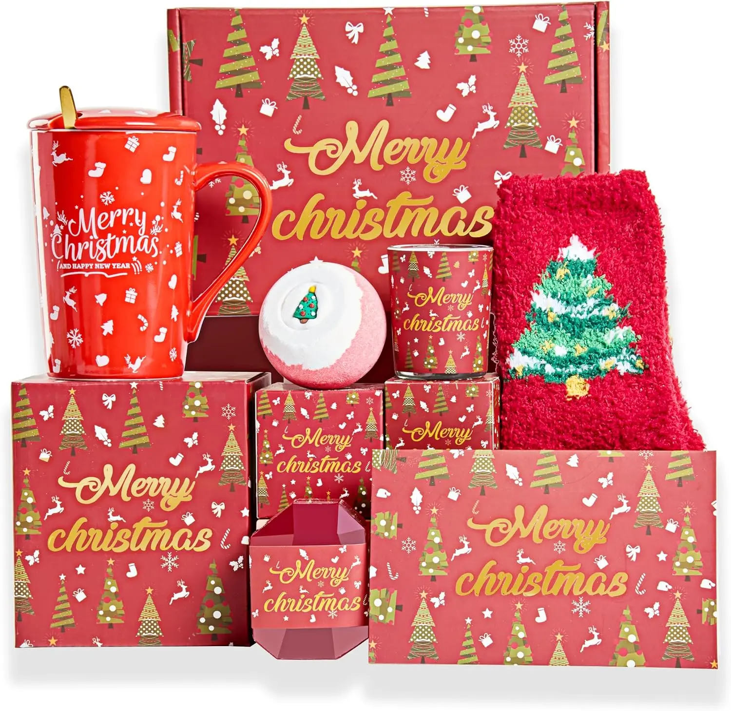 Cozy Winter Christmas Gif Womens Gifts for Christmas Mom Grandma Sister Wife Girlfriend Teacher Coworker Unique Christmas Gifts Basket Christmas Presents xmas Gift for Women