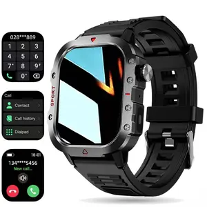 Multifunctional Smart Watch, Fashion Digital Watch with LED Flash Light, Sports BT Call Smartwatch for Men, Compatible with iPhone & Android, Wearable, Sports Tracking Smartwatch, Waterproof Fitness Smartwatches