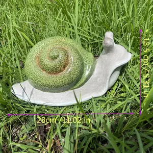 Large Snail Statue for Patio, Balcony, Garden Decor, Outdoor Courtyard, Villa, Walkway, Garden Sculpture, Lawn Ornament