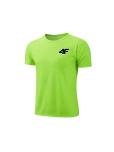 Men's Summer Exercise Trainning T-shirt High Quality Breathable Quick Dry Short Sleeved Top Marathon Gym Fitness Basketball Tees