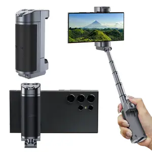 TELESIN Multifunction Bluetooth Phone Camera Grip Handle with Remote Shutter, Adjustable Lever, Ergonomic Design for Vlogging, Travel, Selfie & Content Creation