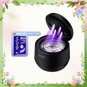 MySmile Ultrasonic Retainer Cleaner Machine - 45kHz Deep Cleaning for Aligners, Dentures, Night Guards & Jewelry