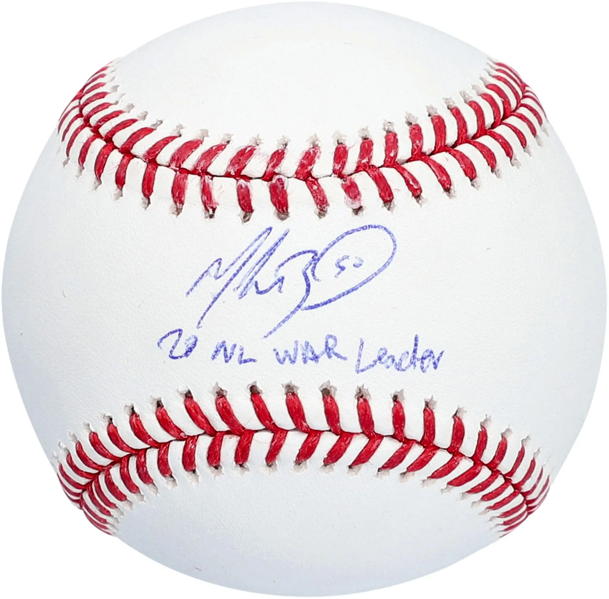 Mookie Betts Los Angeles Dodgers Autographed Baseball with "20 NL WAR Leader" Inscription - Fanatics Authentic Certified