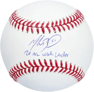 Mookie Betts Los Angeles Dodgers Autographed Baseball with "20 NL WAR Leader" Inscription - Fanatics Authentic Certified