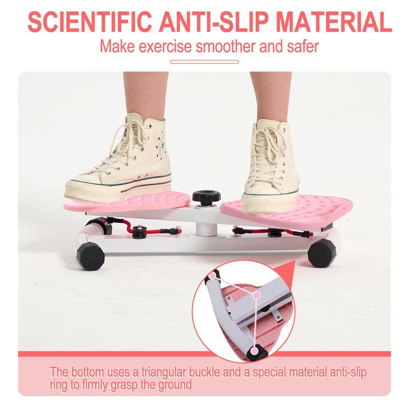 Waist Twist Machine Ab Training 350 lbs Capacity Ab Board for Women - Core Workout Equipment Portable Waist Toner for Aerobic Exercise - Home Gym Cardio