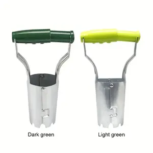 Garden Planting Tool, Iron Seedling Planting Tool, Planting Tool for Garden, Garden Supplies for Home Garden, Home Supplies, Lawn, Handle