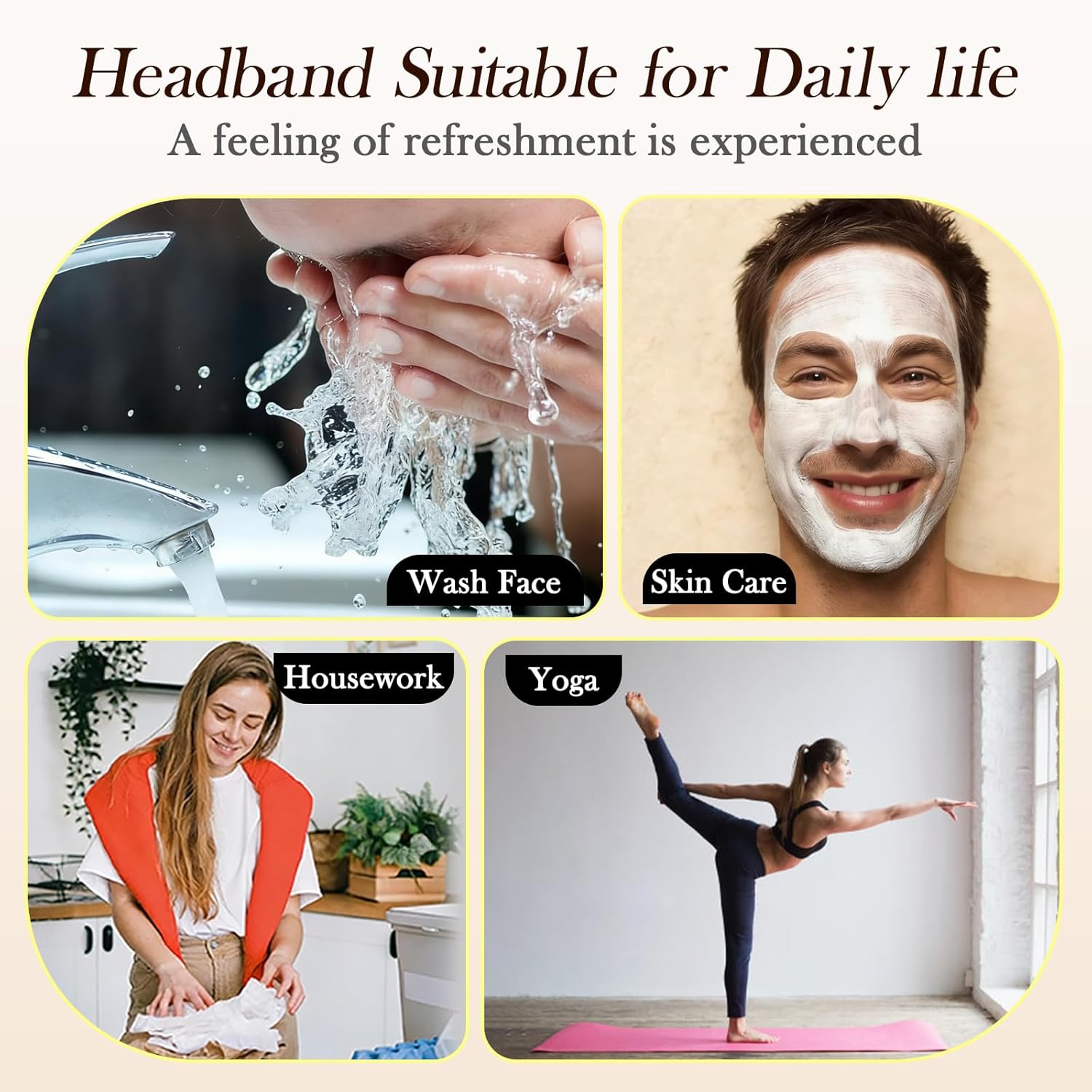 11pcs Elastic Headbands&Hair Bands Set,Metal Headbands for Men and Women,Wavy Adjustable Wire Hair Bands, Unisex Non-Slip Elastic Headband for Workout, Face Washing, Curly Hair & Daily Use#SummerWins