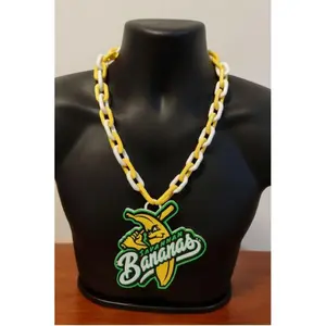 Savannah Bananas Baseball Fan Rally Hype Chain 32" Necklace Pendant