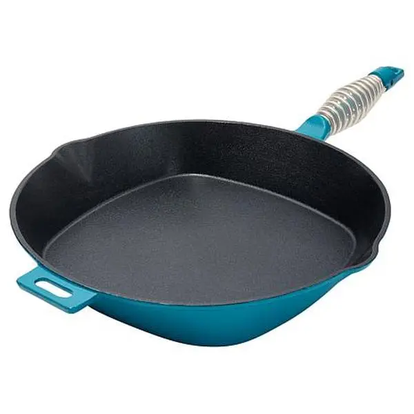 KitchenHQ Diamond-Infused Ceramic Nonstick Cast Iron Skillet KitchenHQ Diamond-Infused Ceramic Nonstick Cast Iron Skillet