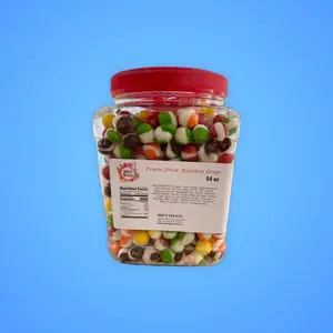 Freeze Dried Rainbow Drops, Large Jug Filled Snack