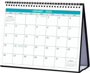 2025 Desk Calendar - Desk Calendar from January 2025 - December 2025, 10" x 8.3" Calendar Desk, Standing Flip 2025 Desktop Calendar