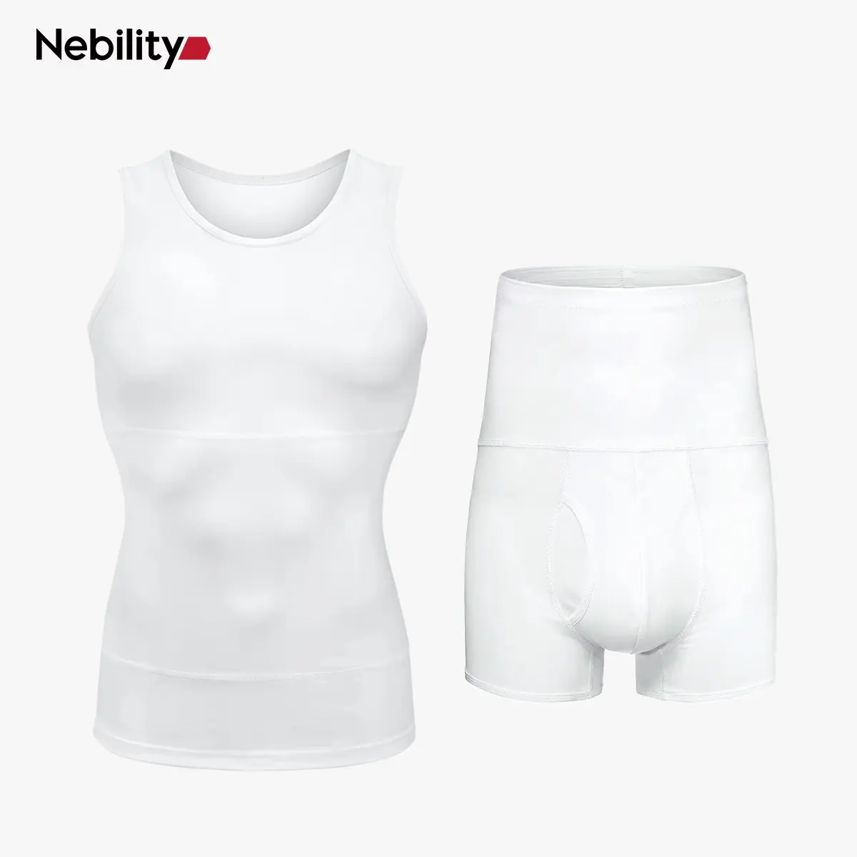 White Tank + White Boxer Briefs