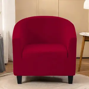 Solid Color Sofa Cover, 1 Count Elastic Sofa Slipcover, Dustproof Sofa Cover for Home Living Room Bedroom Office Decor, Stretch Sofa Cover