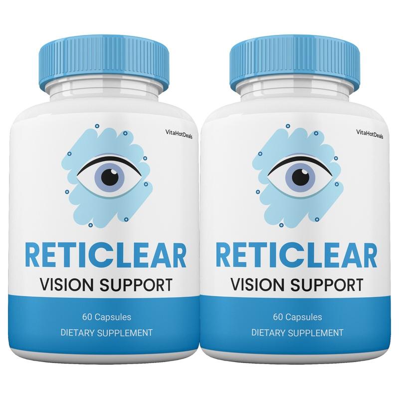 Reticlear Vision Capsules, for Vision, Clarity & Eye Health Support (2 Pack)