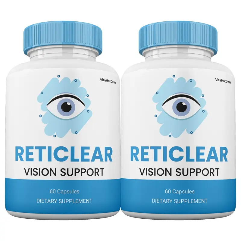 Reticlear Vision Capsules, for Vision, Clarity & Eye Health Support (2 Pack)