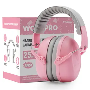 WORKPRO Noise Cancelling Headphones for Kids, NRR 25dB Kids Ear Protection, Autism Noise Reduction Ear Muffs
