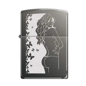 Zippo Lighter - Cindy Black Ice
