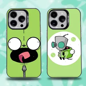 Cartoon I-Invader Zim Gir Phone Case For iPhone 17,16,15,14,13,12,11,Pro,Max,Plus,Mini,XS,SE Anti Fall Black Matte Hard Bumper