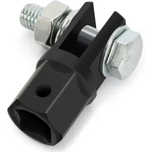 Scissor Jack Drill Adapter for 1/2 Inch Impact Wrench or 13/16 Inch Lug Wrench