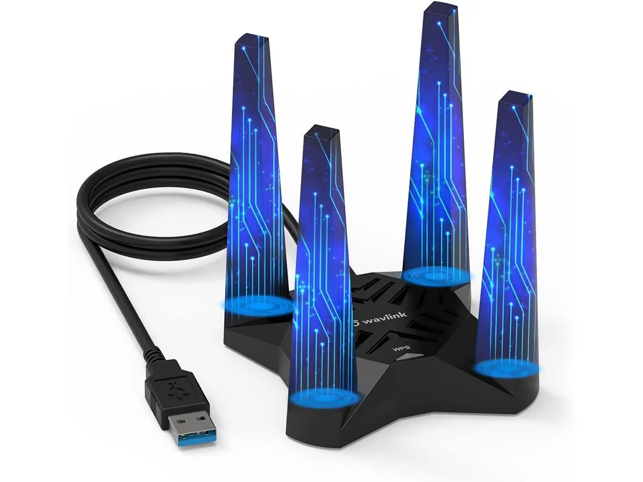 WAVLINK AX1800 USB WiFi 6 Adapter for Desktop PC, Dual Band PC WiFi Adapter WAVLINK AX1800 USB WiFi 6 Adapter for Desktop PC, Dual Band PC WiFi Adapter