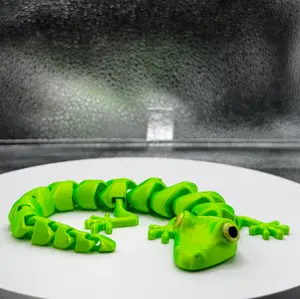 Flexi Lizard 3D Print - Metallic Shine- Random Color