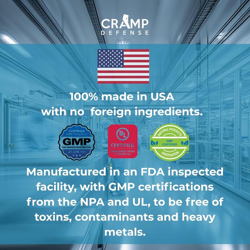 Cramp Defense Magnesium Supplement for Leg & Muscle Cramps Day & Night Truemag Max Absorption 3-6 Month Supply Made in USA Healthcare Bathroom nutrition magnesium