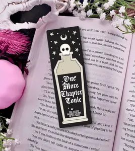 One More Chapter Tonic Laminated Sparkle Bookmark
