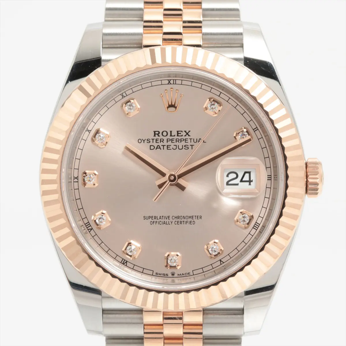 Rolex Silver Datejust 41mm 126331g