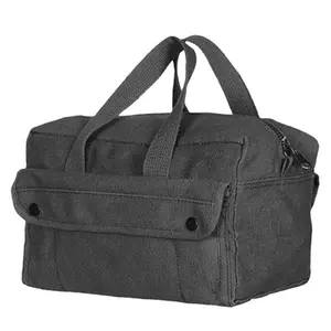 212 MAIN Heavy-Duty Mechanic's Tool Bag by Fox Outdoor Design - Brass Zipper, GI Style, Cotton Web Carry Handles, Snap Pockets, Inside Dividers