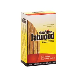 212 MAIN Duraflame Fatwood Fire Igniter, 8 oz Wooden Sticks for Home & Festive Decor Fire Use