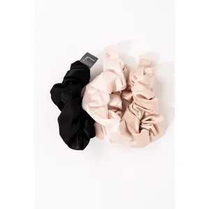 Laced Hair Scrunchies 3-Pack - Stylish Hair Accessories for Everyday Use