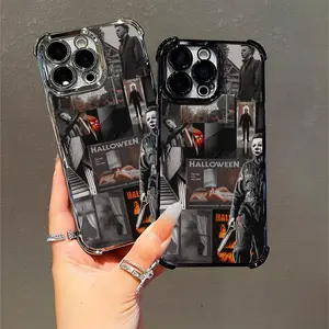 Michael Myers Halloween Movie - Themed Phone Case Featuring Compatible with iPhone 11/12/13/14/15/16 (Pro Max/Plus) - Ideal for Horror Fans During Halloween